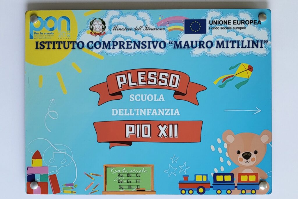 Targa DIBOND alluminio